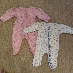Kissy Kissy Zippered Footie Bundle
